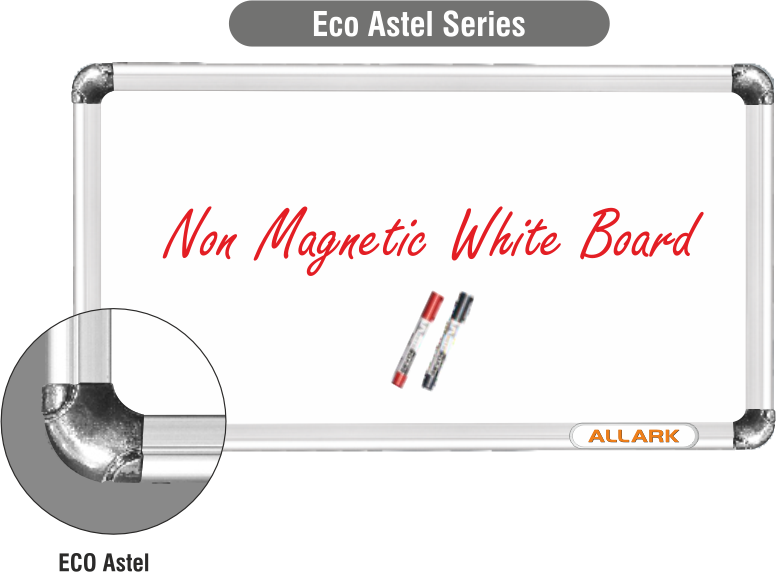 Non-magnetic white marker board detail 2